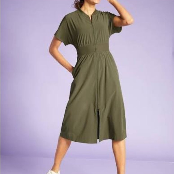 Talbots Olive Green Utility Dress T by Talbots - Picture 1 of 12
